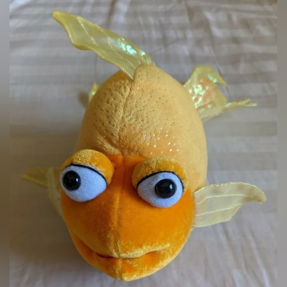 kinz Toys kinz Fantail Goldfish Sparkly Ganz Fish Bean Bag